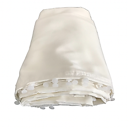 175x200 beyaz balkon perdesi